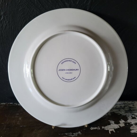 Set of Four Ganges Gallery Indian Artist Jogen Chowdhury Dinner Plates - Picture 2 of 4